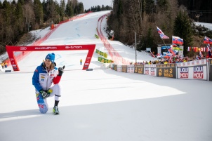 Audi FIS Alpine Ski World Cup Women's Giant Slalom on February 15, 2020 in Kranjska Gora Slovenia.