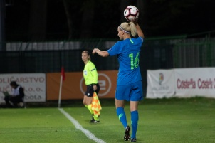 2019 UEFA Euro Women's World Cup Qualification match for the 2021 European championship Netherlands vs. Slovenia in Women's international football at Fazanerija stadium, Slovenia.