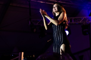 Severina performing in Velika Polana at Pomurski Poletni Festival