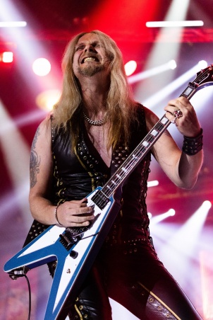 Judas Priest performing in Ljubljana, Slovenia at 50 Heavy years of Metal