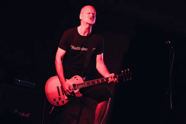 Damir avdić peforming in MIKK club at Murska Sobota Castle