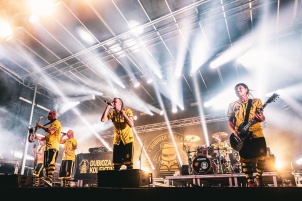 Dubioza Kolektiv performing in Murska Sobota